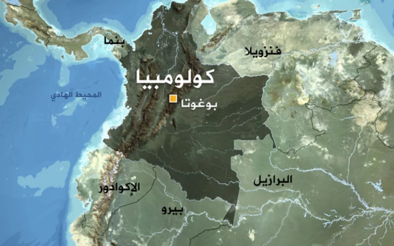 خريطة كولومبيا
